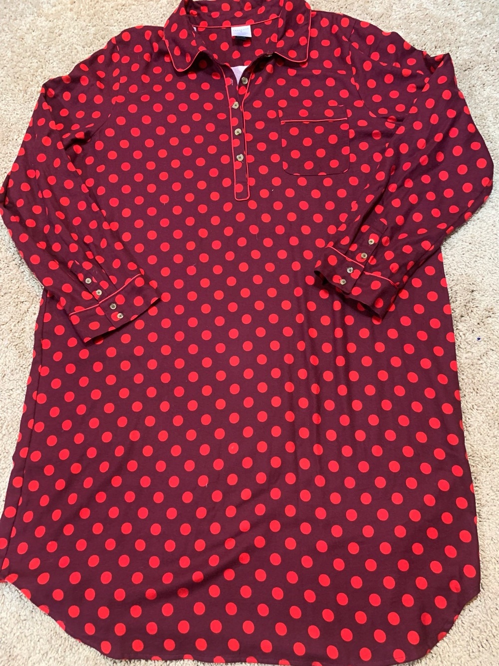Lands’ End Women’s Flannel Pajamas. Size XL